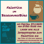 Frühstück im Begegnungsbüro