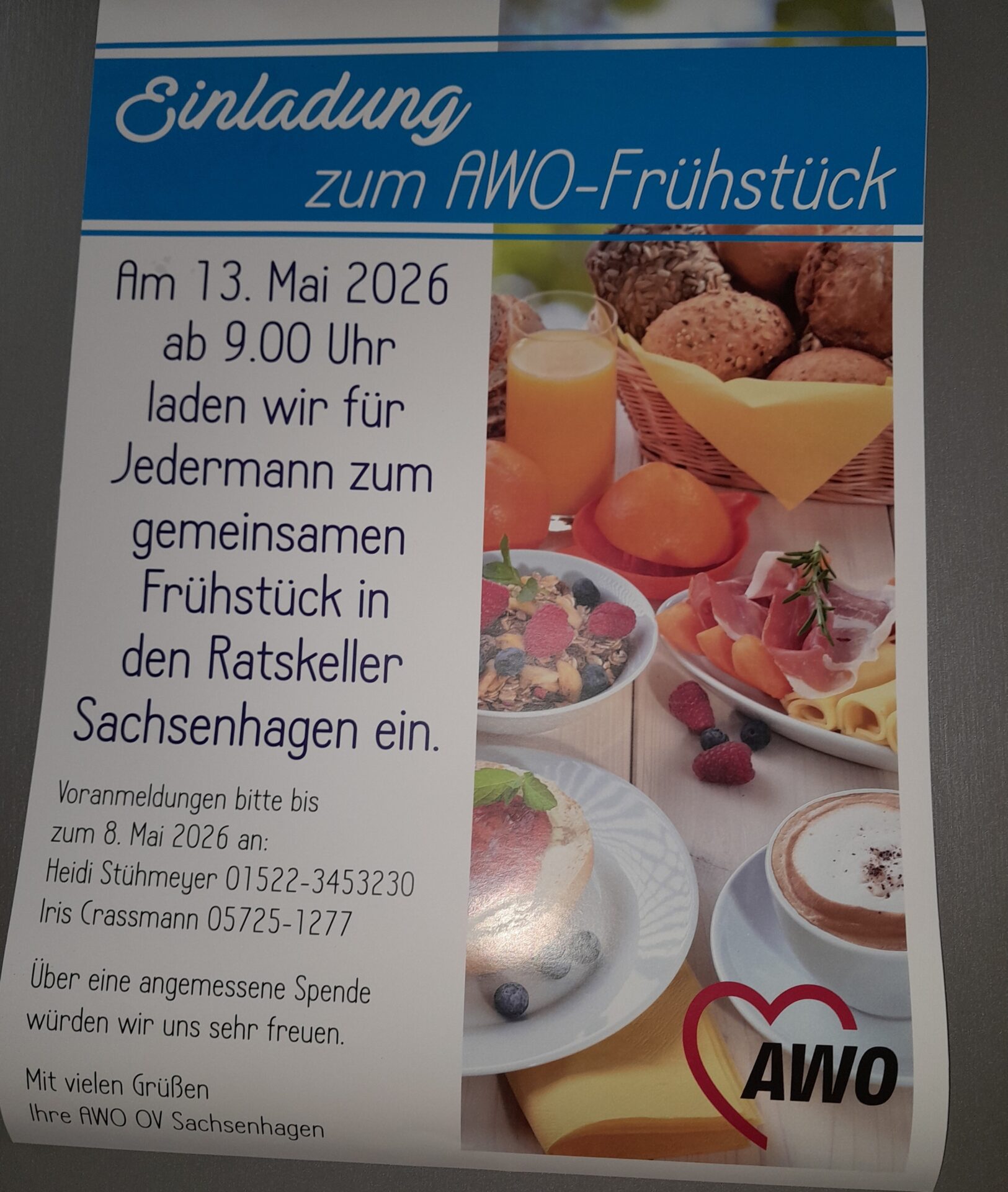 AWO-Frühstück in Sachsenhagen
