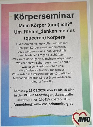 „Mein Körper (und) ich?“ Um fühlen, denken meines queeren Körpers